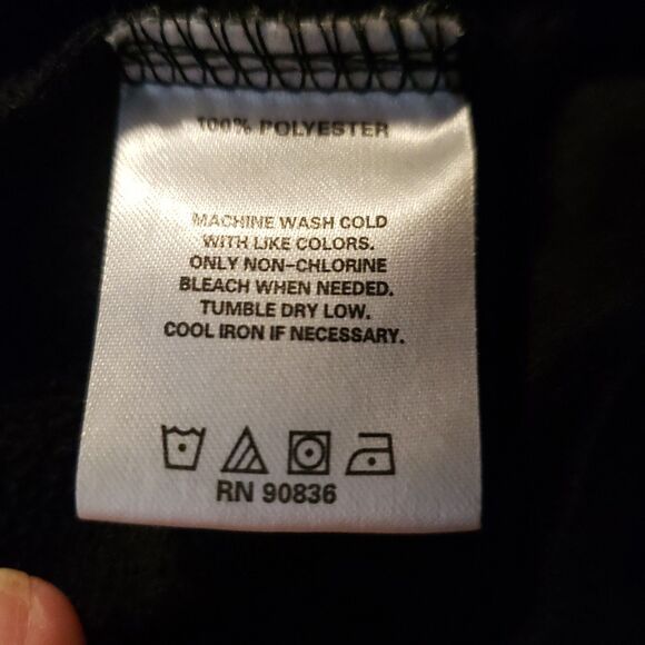 Port Authority Black Sleeveless Zip Up Jacket Sz XL - Picture 7 of 7